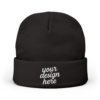 16230973744355437827_2048.webp Custom Embroidered Knit Beanie, Winter Beanie Hat, Personalized Gift, Cozy Hat, Stylish Headwear for Cold Weather