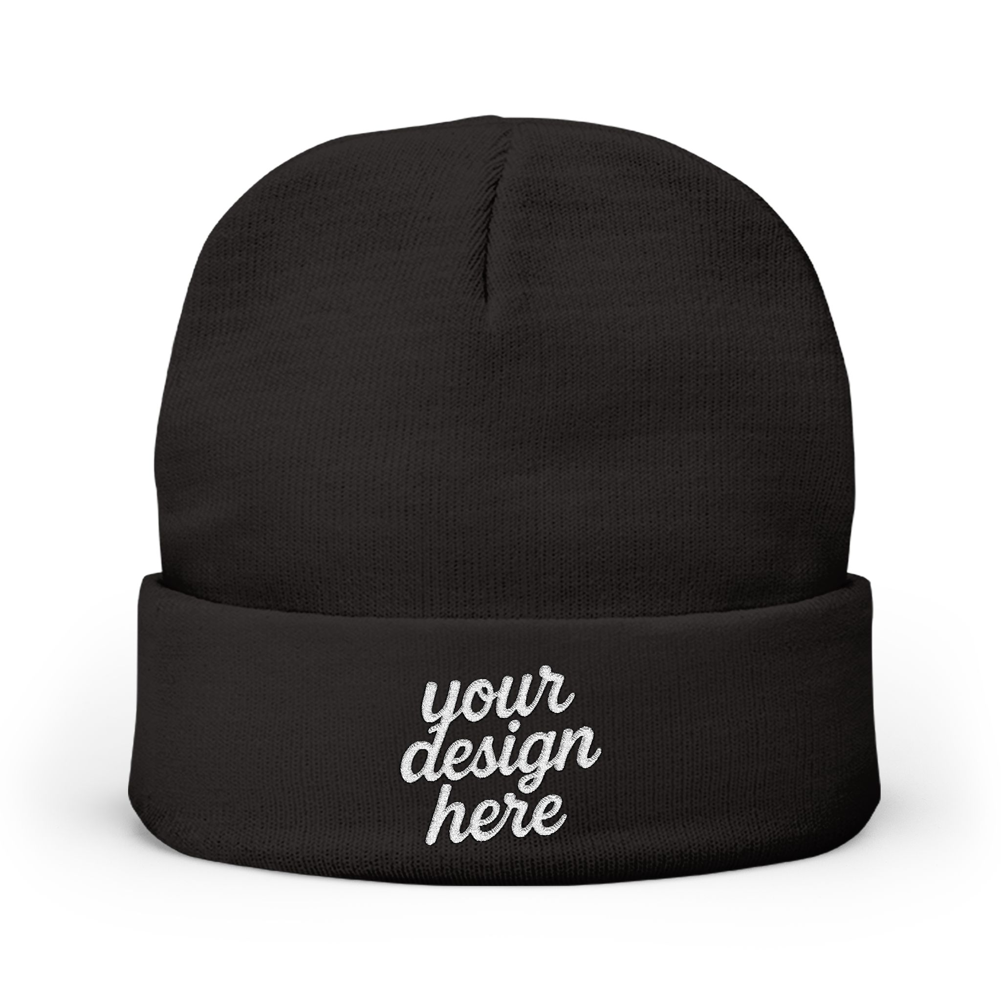 16230973744355437827_2048.webp Custom Embroidered Knit Beanie, Winter Beanie Hat, Personalized Gift, Cozy Hat, Stylish Headwear for Cold Weather
