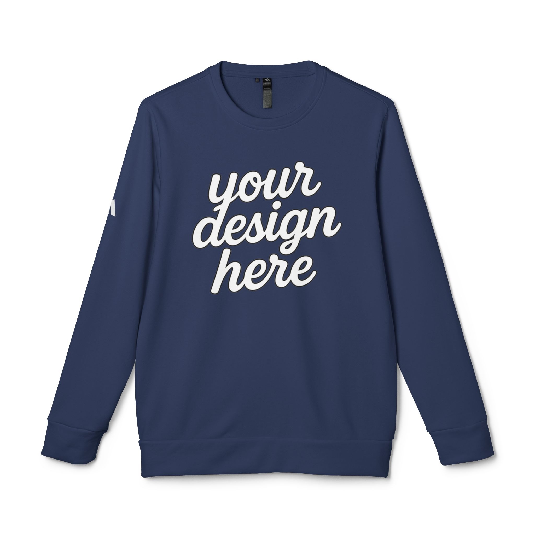 16246545882808089417_2048.jpeg Adidas Personalized Unisex Fleece Crewneck Sweatshirt, Cozy Gift, Custom Apparel, Fashion Layering, Winter Wardrobe Essential