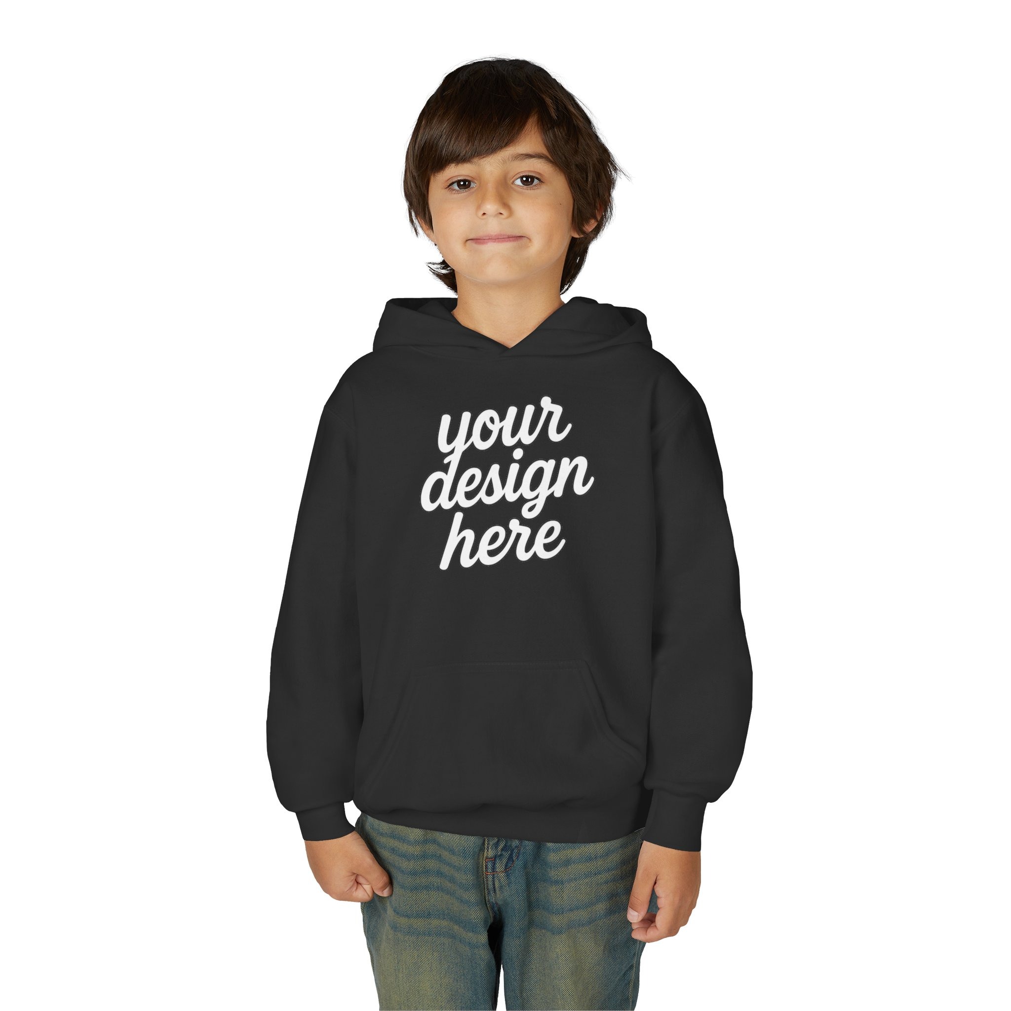 Customizable Youth Hoodie with Stylish Text Design, Personalized Gift, Trendy Streetwear, Perfect for Birthdays, Festive Celebrations, [...]