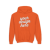 16477918362918754571_2048.webp Youth Customizable Hooded Sweatshirt - Perfect for Gifts, Birthday, School Events, Sports Teams, Casual Wear