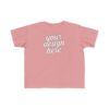 Toddler's Customizable Fine Jersey Tee - Cute Kids Shirt, Birthday Gift, Everyday Wear, Personalized Gift, Playdate Outfit