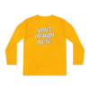 16644644746090716300_2048.webp Custom Youth Long Sleeve Tee for Active Kids, Personalized Athletic Shirt, Ideal for Sports, Birthdays, Gifts, Family Events