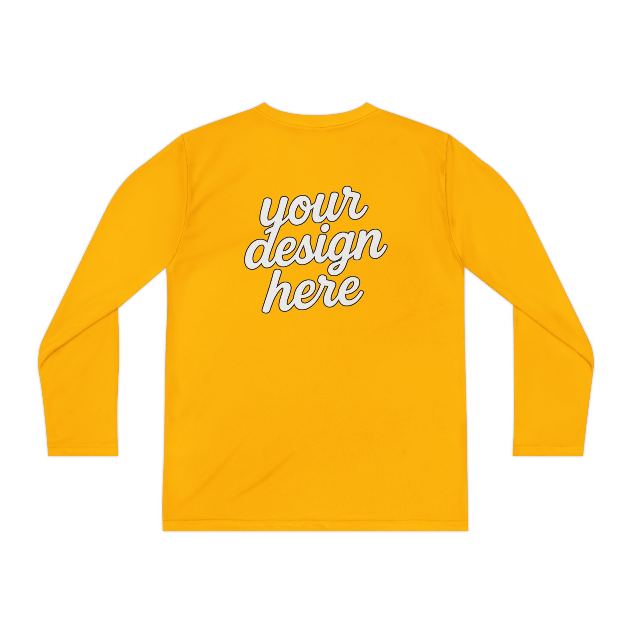 16644644746090716300_2048.webp Custom Youth Long Sleeve Tee for Active Kids, Personalized Athletic Shirt, Ideal for Sports, Birthdays, Gifts, Family Events