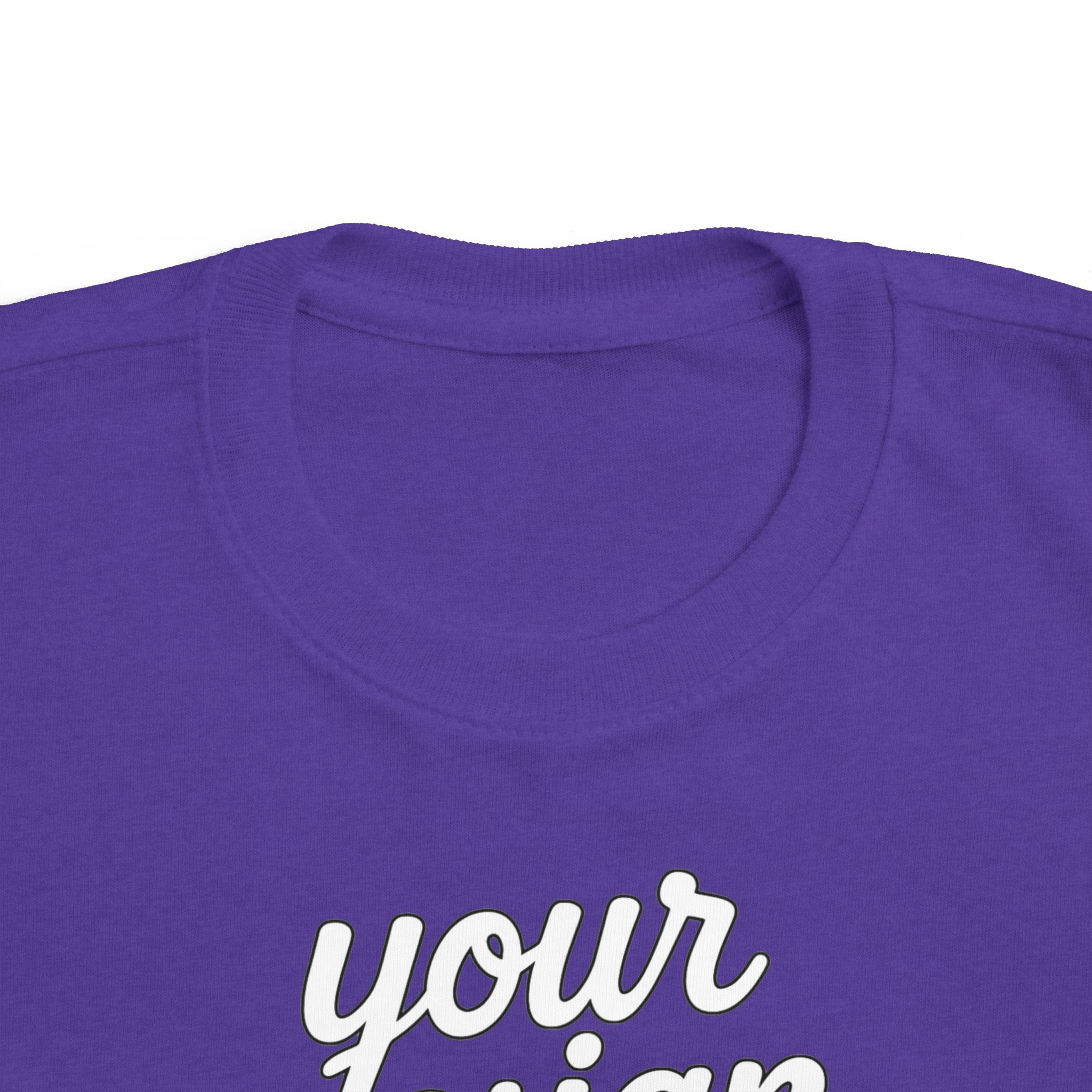 Toddler's Customizable Fine Jersey Tee - Cute Kids Shirt, Birthday Gift, Everyday Wear, Personalized Gift, Playdate Outfit