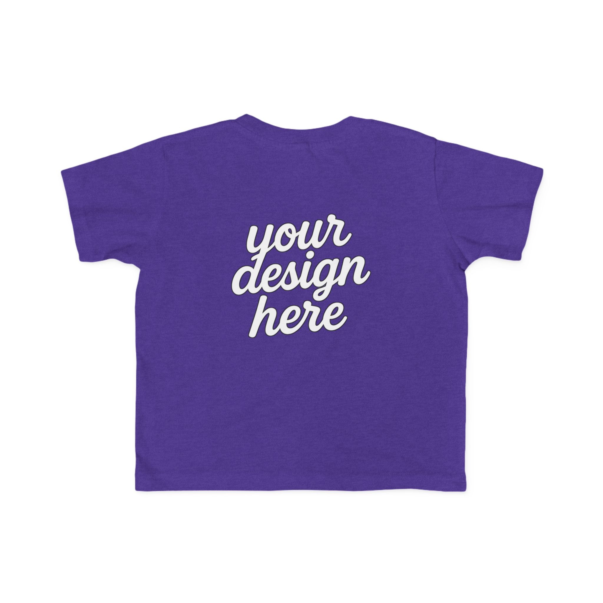 Toddler's Customizable Fine Jersey Tee - Cute Kids Shirt, Birthday Gift, Everyday Wear, Personalized Gift, Playdate Outfit