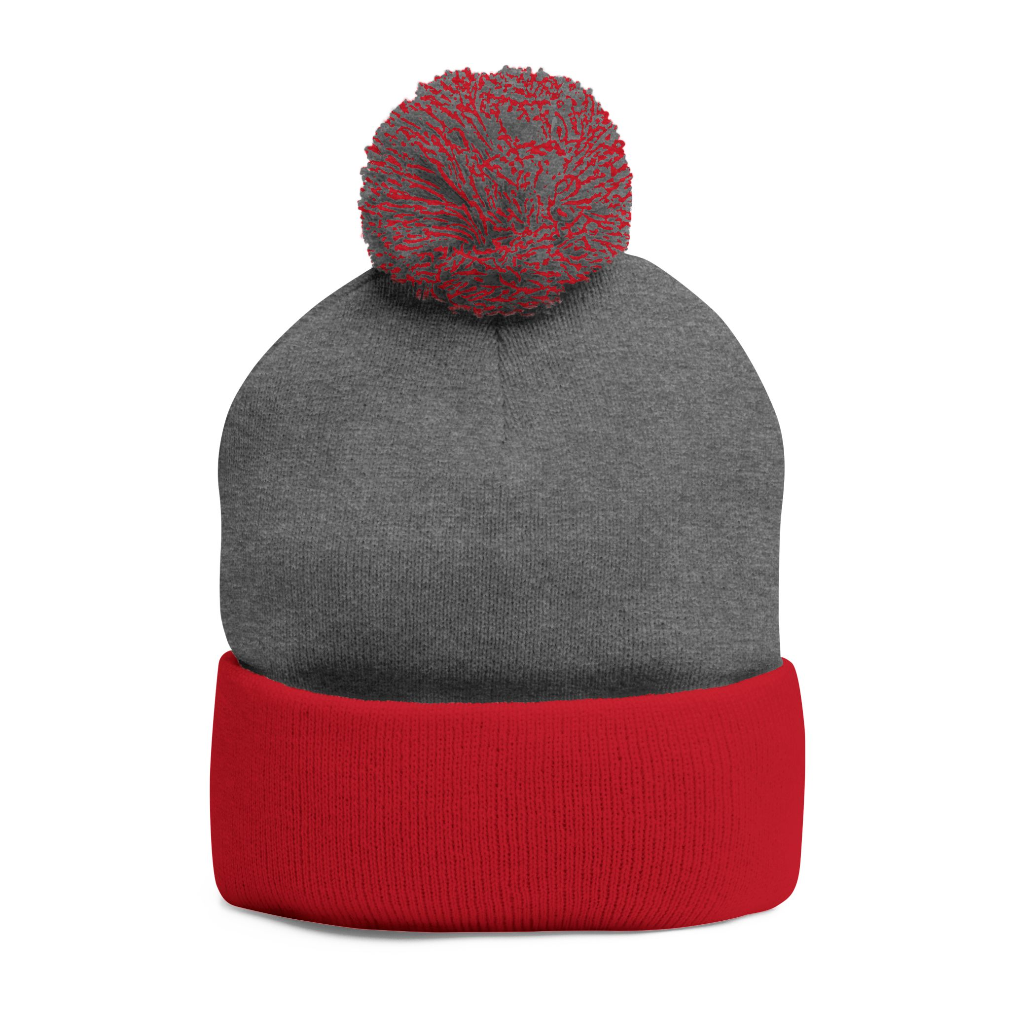 16774555058230308116_2048.webp Cozy Pom-Pom Knit Cap - Custom Embroidered Beanie, Winter Fashion Accessory, Gift for Him/Her, Winter Hat, Casual Headwear