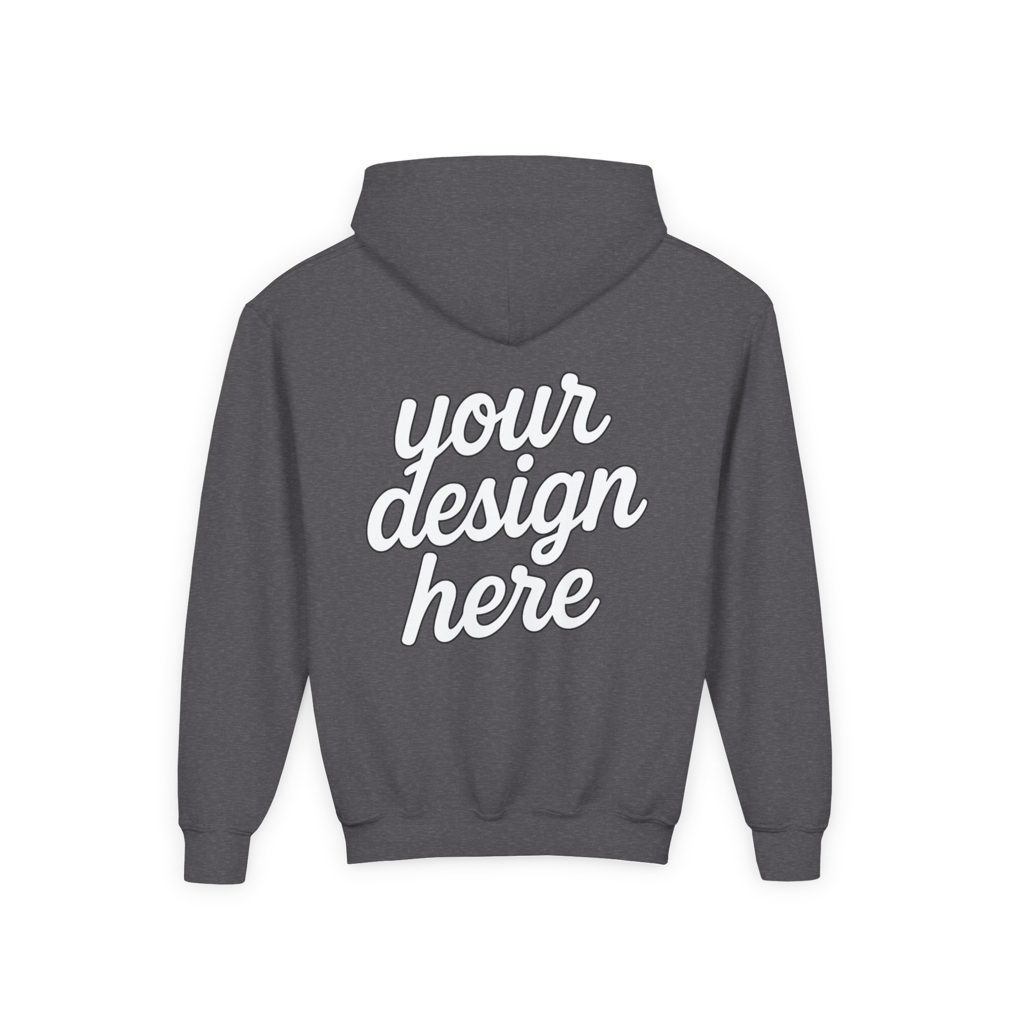 16812416177042789807_2048.webp Youth Customizable Hooded Sweatshirt - Perfect for Gifts, Birthday, School Events, Sports Teams, Casual Wear