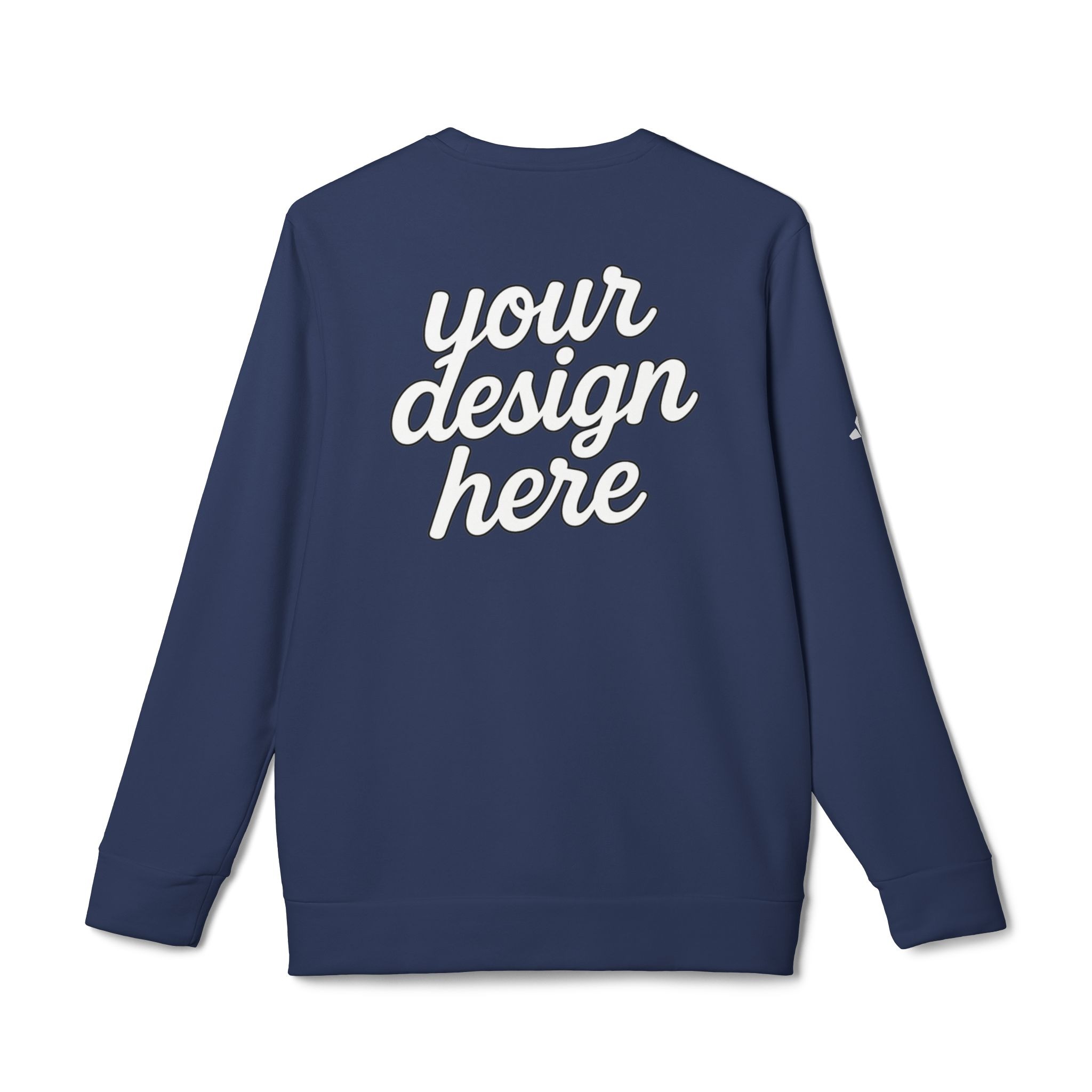 16814741080559563844_2048.jpeg Adidas Personalized Unisex Fleece Crewneck Sweatshirt, Cozy Gift, Custom Apparel, Fashion Layering, Winter Wardrobe Essential