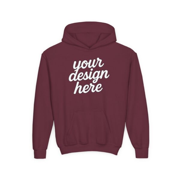 Customizable Youth Hoodie with Stylish Text Design, Personalized Gift, Trendy Streetwear, Perfect for Birthdays, Festive Celebrations, [...]