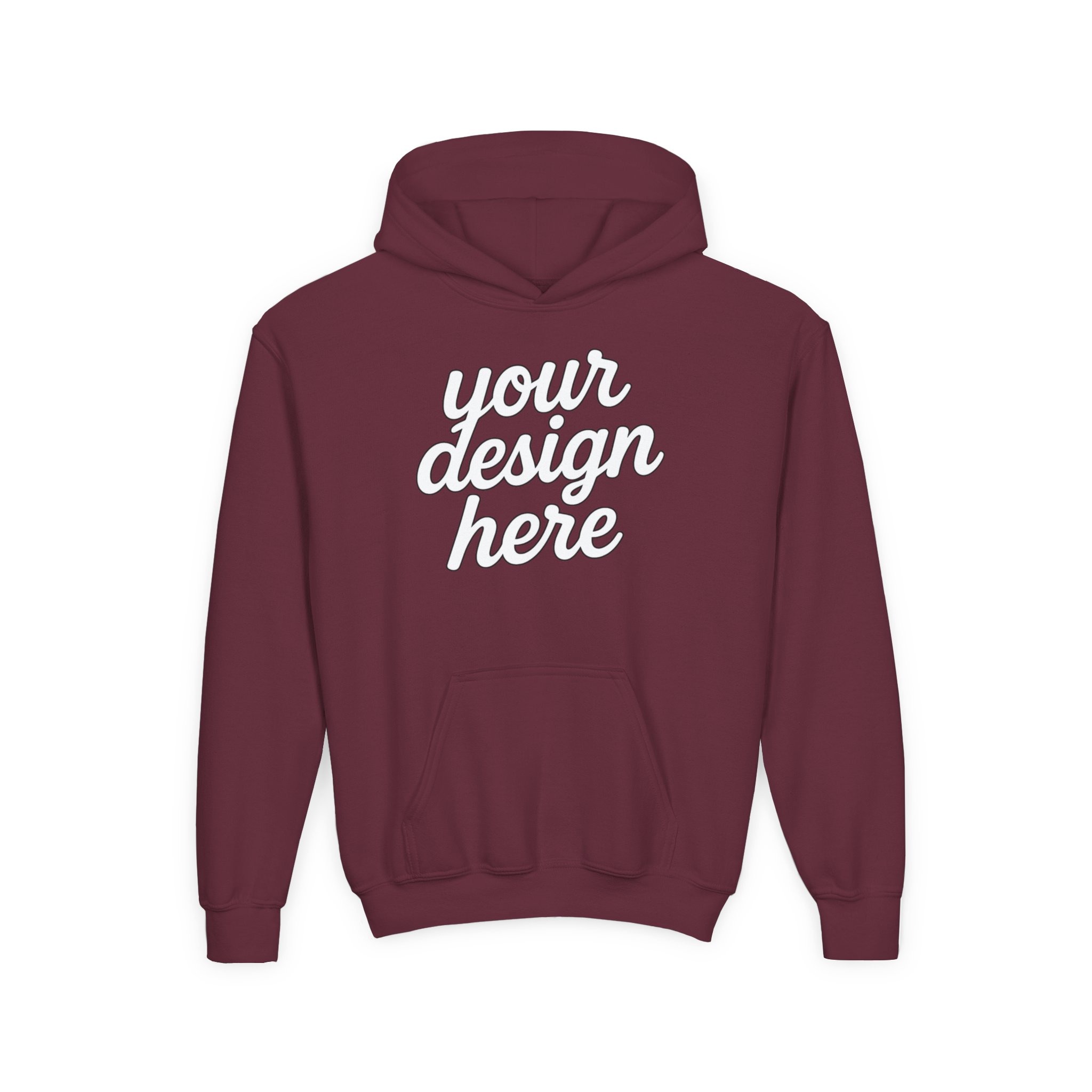 Customizable Youth Hoodie with Stylish Text Design, Personalized Gift, Trendy Streetwear, Perfect for Birthdays, Festive Celebrations, [...]
