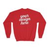 16909361046464870535_2048.jpeg Youth Crewneck Sweatshirt, Cozy Kids Fashion, Personalized Gift, Customizable Sweatshirt, Perfect for School, Casual Wear, Birthdays