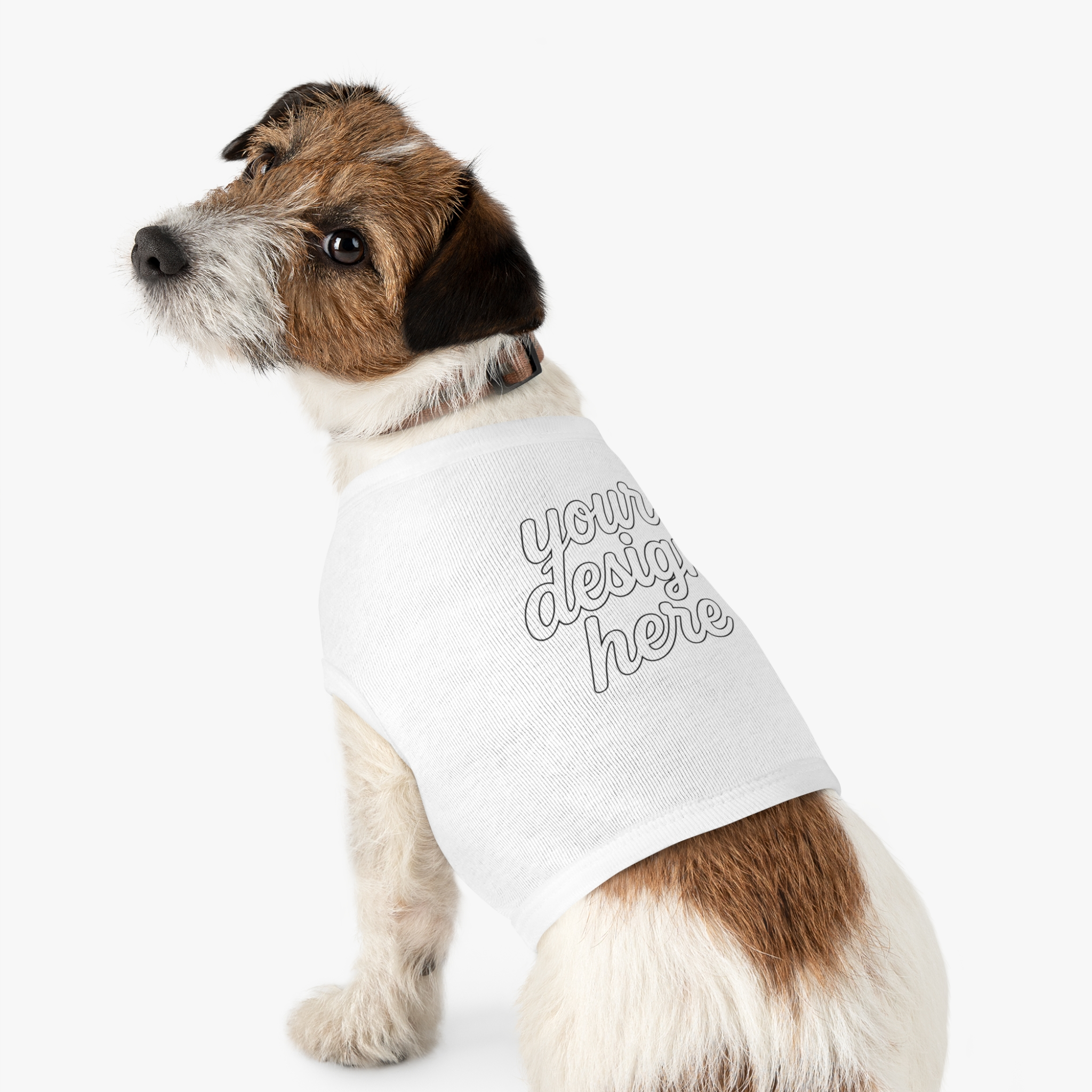 16984625471607130484_2048.webp Stylish Pet Tank Top for Summer, Funny Dog Shirt, Cute Pet Apparel, Perfect for Pet Birthdays, Summer Outings, or Everyday Wear