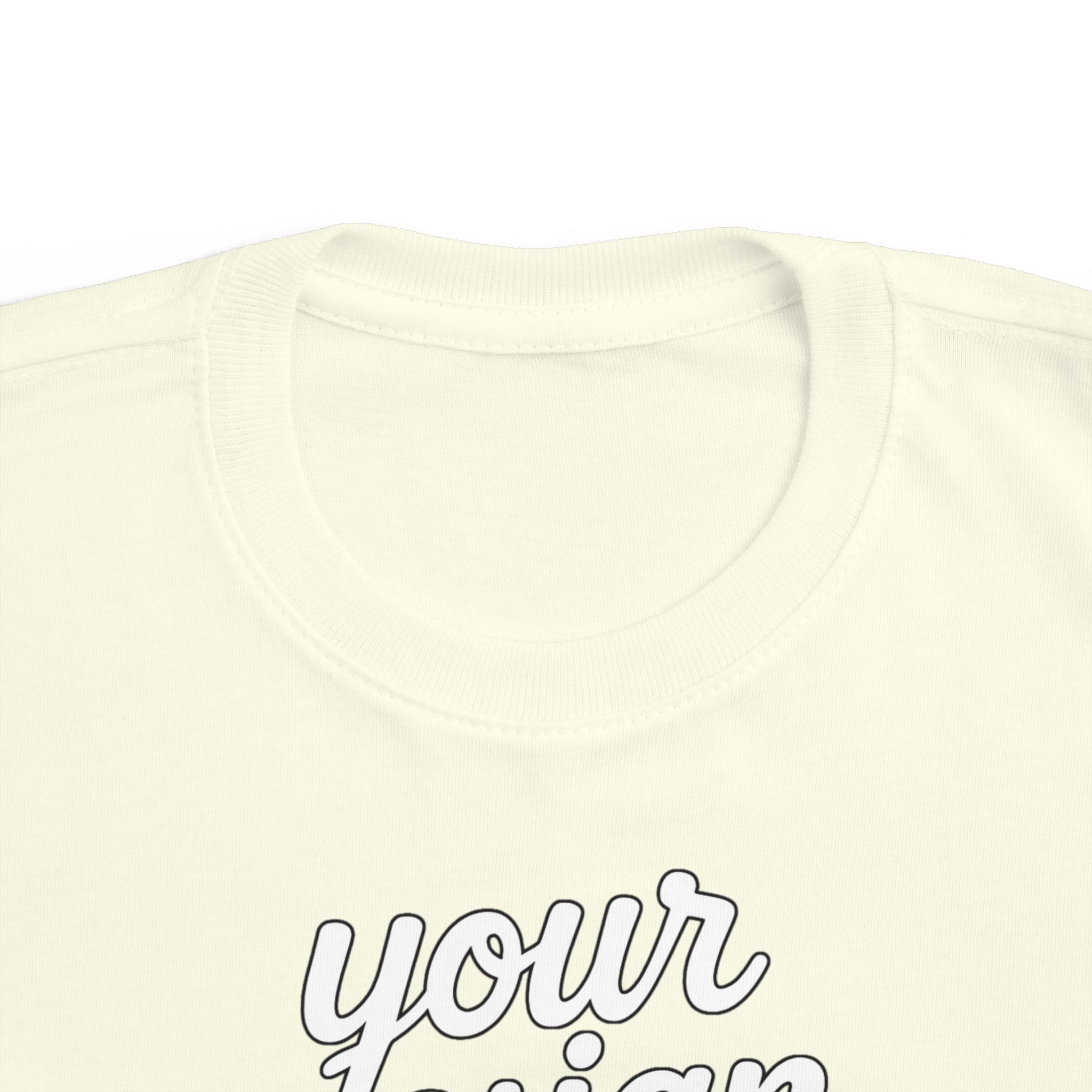 Toddler's Customizable Fine Jersey Tee - Cute Kids Shirt, Birthday Gift, Everyday Wear, Personalized Gift, Playdate Outfit