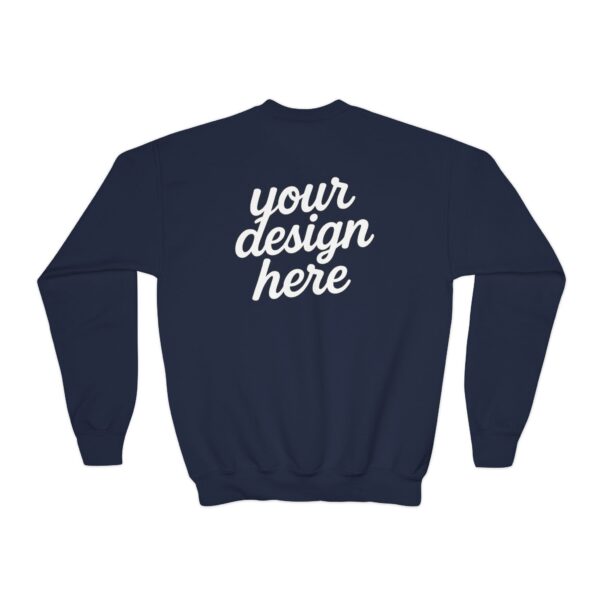 Youth Crewneck Sweatshirt, Cozy Kids Fashion, Personalized Gift, Customizable Sweatshirt, Perfect for School, Casual Wear, Birthdays