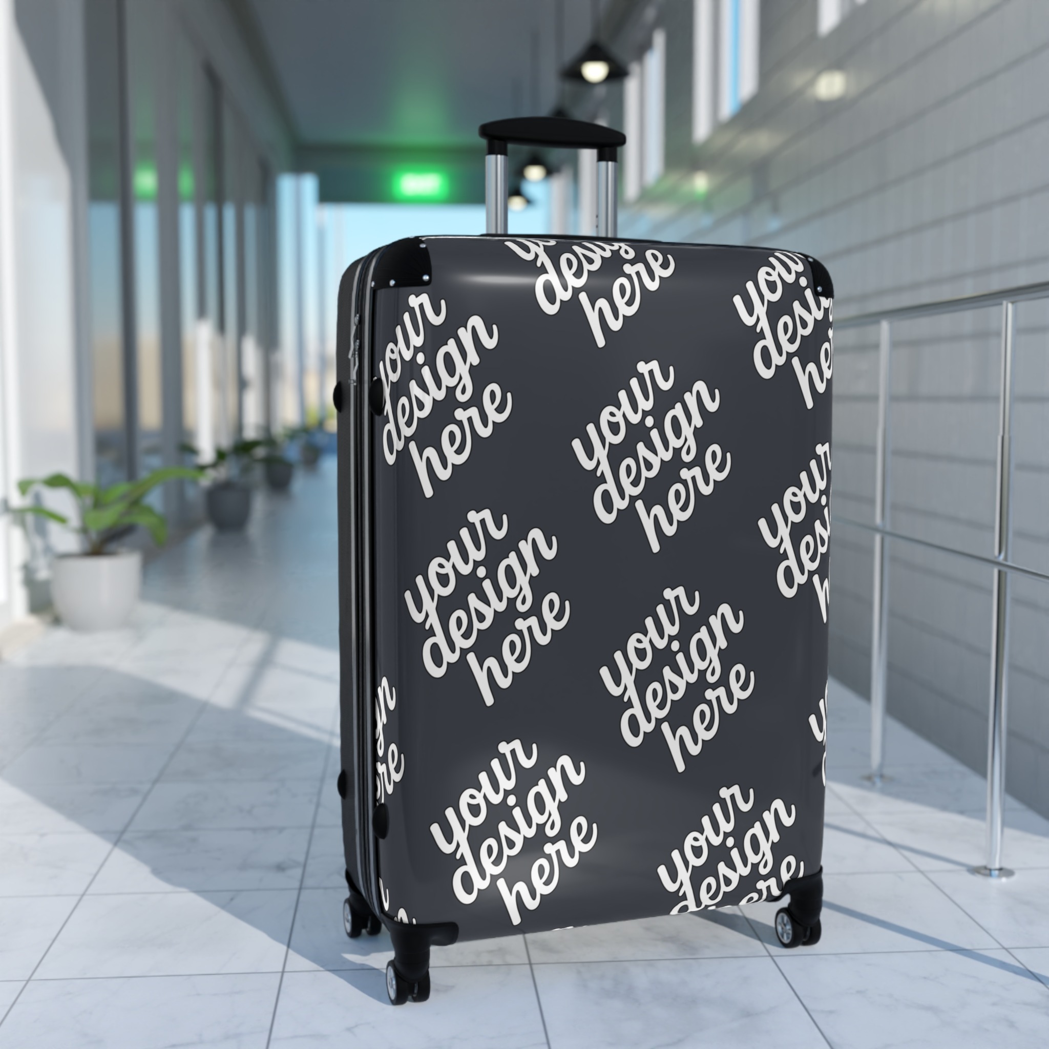 Customizable Travel Suitcase - Personalized Luggage for Adventurers, Stylish Carry-On for Vacations, Gift for Travelers, Unique Travel [...]