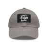 17443862050308749835_2048.jpeg Dad Hat Leather Patch