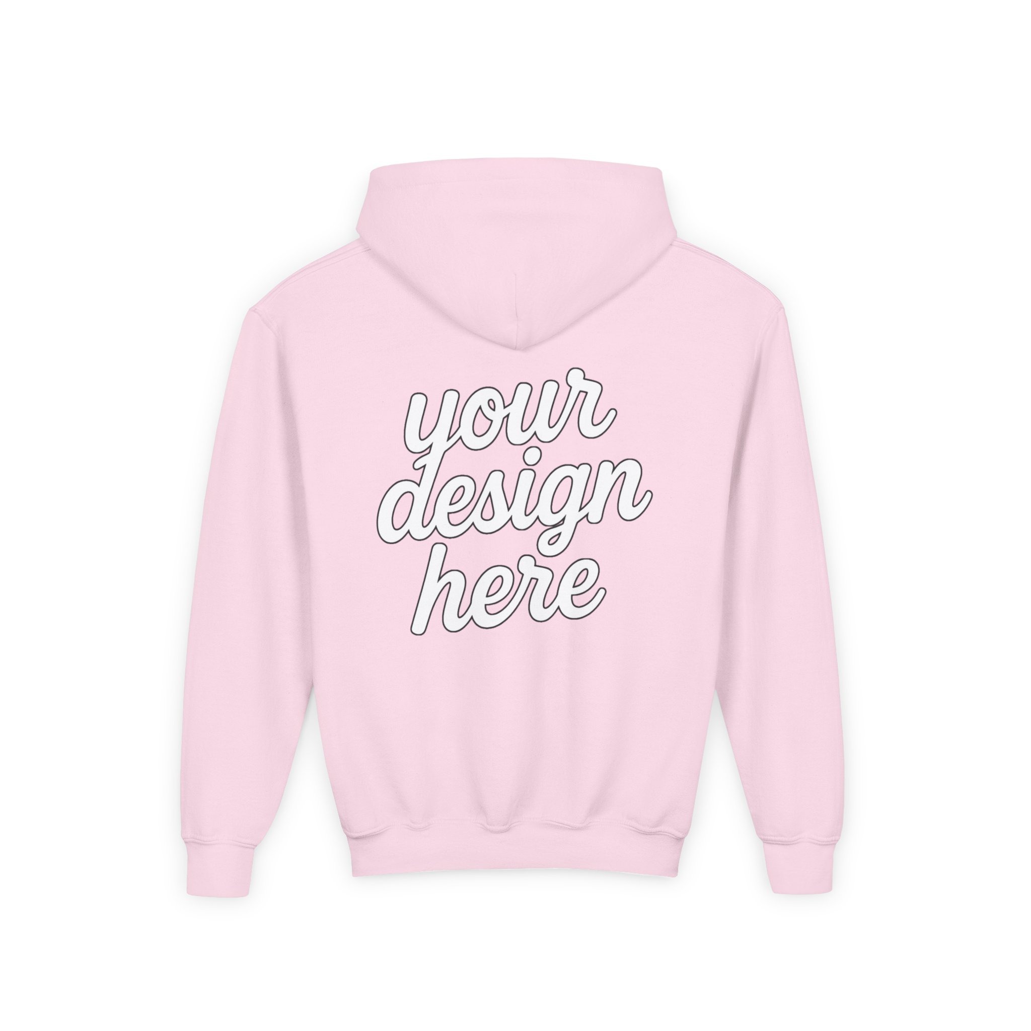 Customizable Youth Hoodie with Stylish Text Design, Personalized Gift, Trendy Streetwear, Perfect for Birthdays, Festive Celebrations, [...]