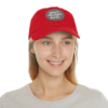 17621261582465966177_2048.webp Dad Hat with Custom Leather Patch, Personalized Gift for Dad, Casual Summer Hat, Adjustable Cap, Father's Day Gift, Gift for Him