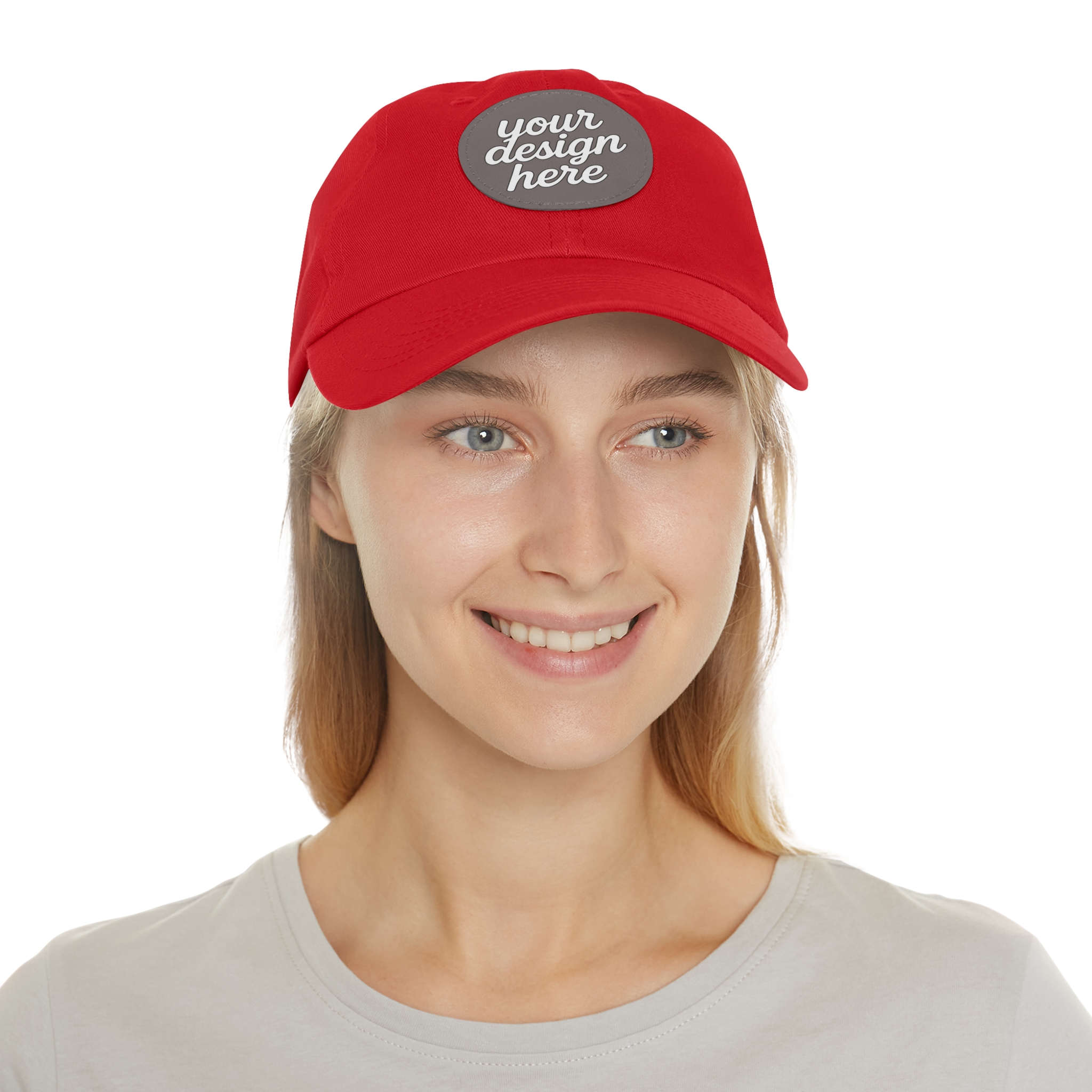 17621261582465966177_2048.webp Dad Hat with Custom Leather Patch, Personalized Gift for Dad, Casual Summer Hat, Adjustable Cap, Father's Day Gift, Gift for Him