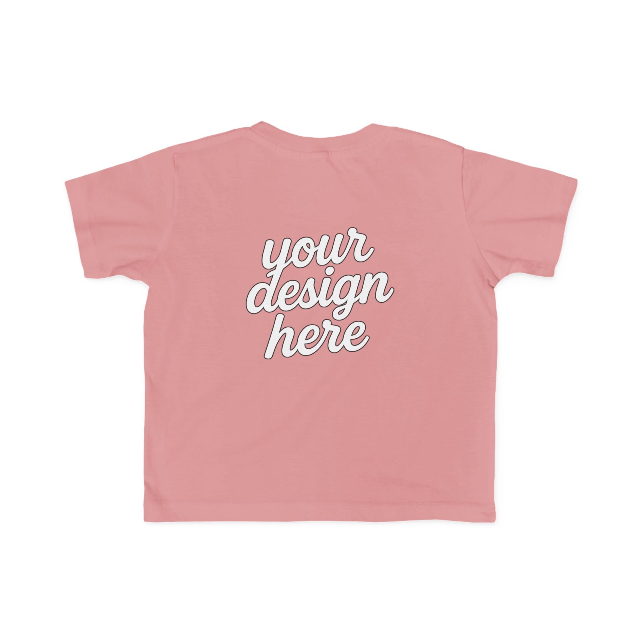 Toddler's Customizable Fine Jersey Tee - Cute Kids Shirt, Birthday Gift, Everyday Wear, Personalized Gift, Playdate Outfit