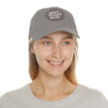 1775519714313433133_2048.webp Dad Hat with Custom Leather Patch, Personalized Gift for Dad, Casual Summer Hat, Adjustable Cap, Father's Day Gift, Gift for Him