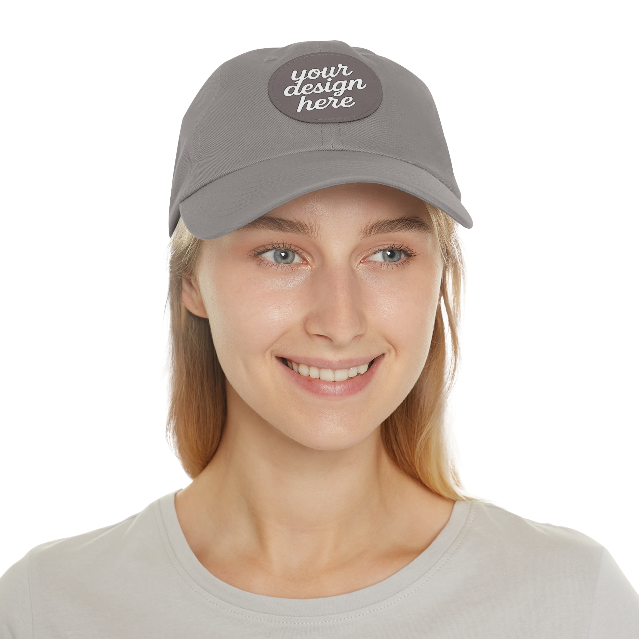 1775519714313433133_2048.webp Dad Hat with Custom Leather Patch, Personalized Gift for Dad, Casual Summer Hat, Adjustable Cap, Father's Day Gift, Gift for Him