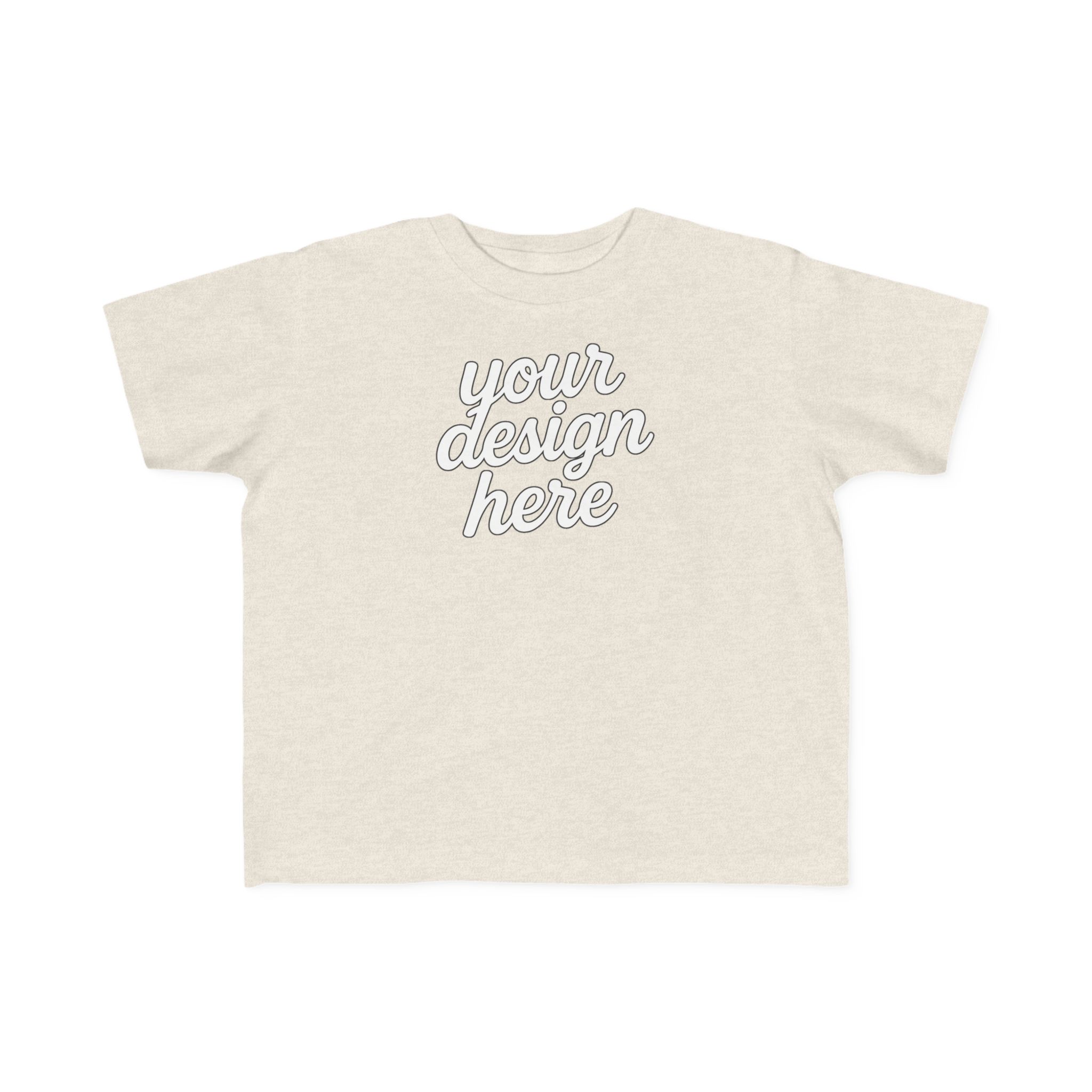 Toddler's Customizable Fine Jersey Tee - Cute Kids Shirt, Birthday Gift, Everyday Wear, Personalized Gift, Playdate Outfit