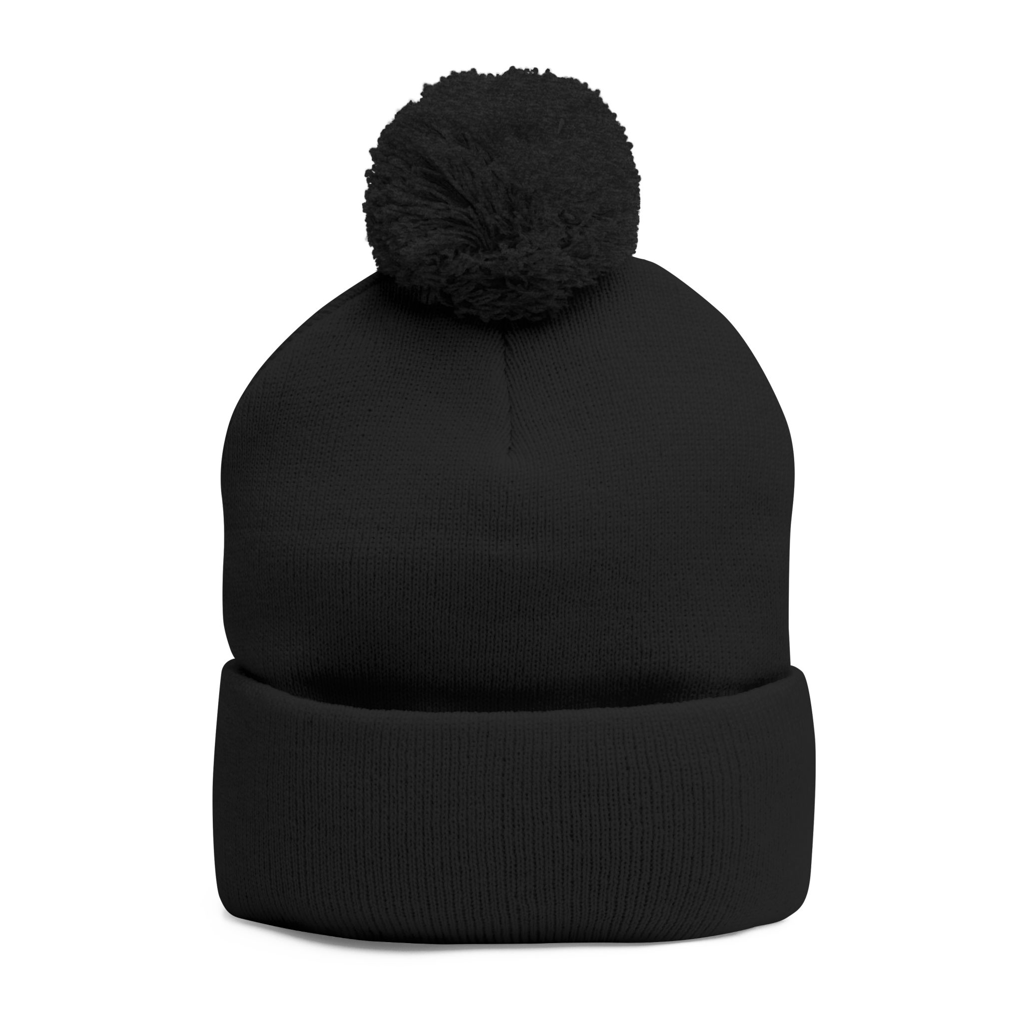 18026907097527666440_2048.webp Cozy Pom-Pom Knit Cap - Custom Embroidered Beanie, Winter Fashion Accessory, Gift for Him/Her, Winter Hat, Casual Headwear