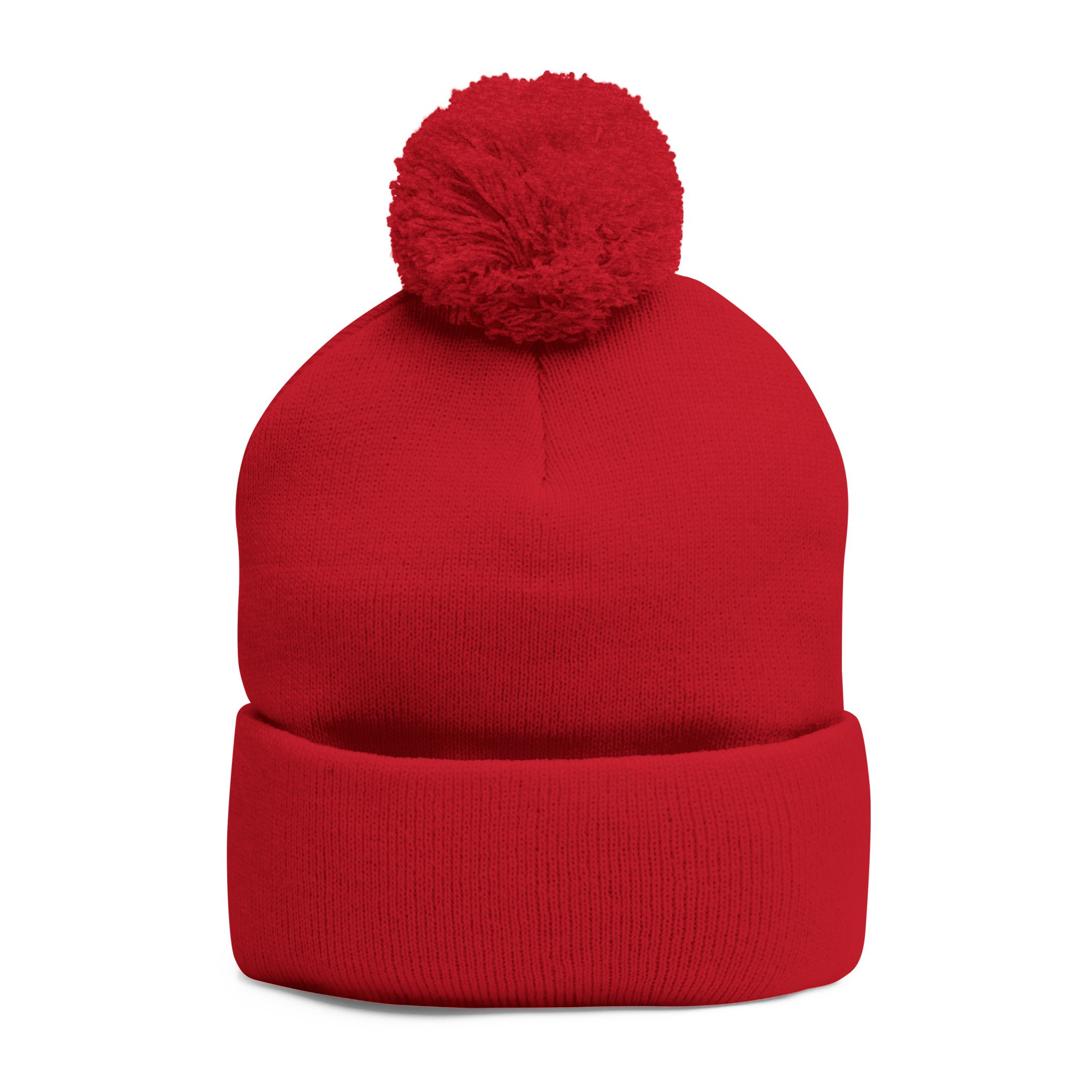 18036371036469213953_2048.webp Cozy Pom-Pom Knit Cap - Custom Embroidered Beanie, Winter Fashion Accessory, Gift for Him/Her, Winter Hat, Casual Headwear