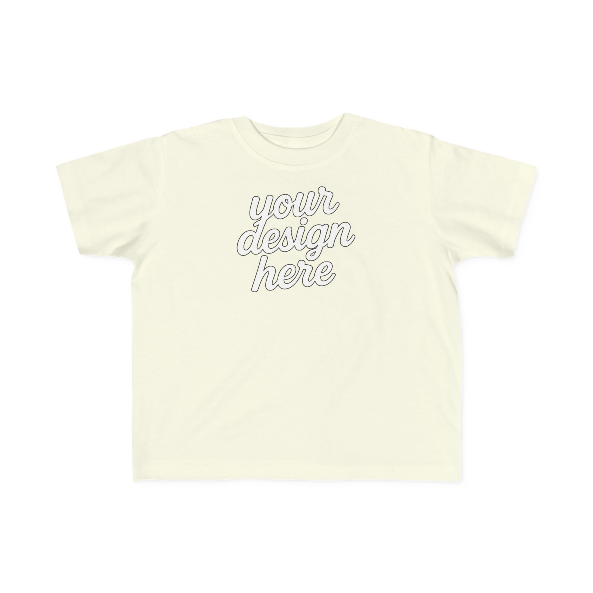 Toddler's Customizable Fine Jersey Tee - Cute Kids Shirt, Birthday Gift, Everyday Wear, Personalized Gift, Playdate Outfit