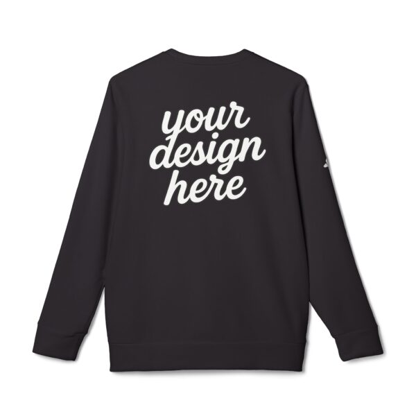 Adidas Personalized Unisex Fleece Crewneck Sweatshirt, Cozy Gift, Custom Apparel, Fashion Layering, Winter Wardrobe Essential