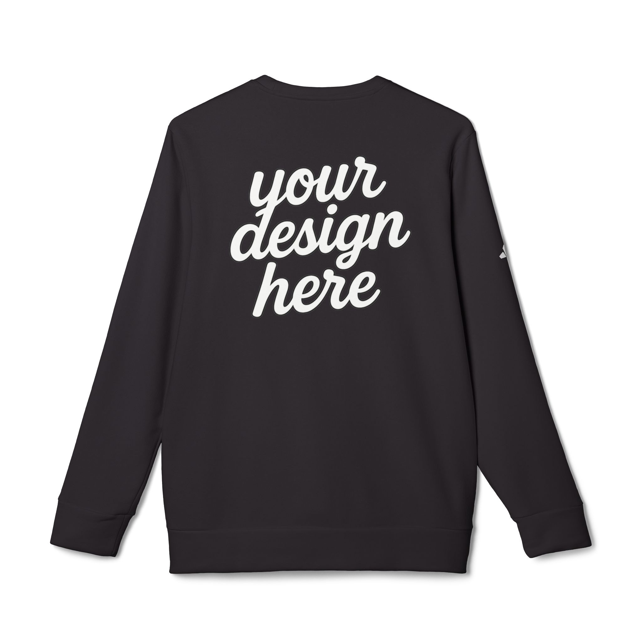 18195886774252227669_2048.jpeg Adidas Personalized Unisex Fleece Crewneck Sweatshirt, Cozy Gift, Custom Apparel, Fashion Layering, Winter Wardrobe Essential