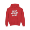18427842082982749965_2048.webp Youth Customizable Hooded Sweatshirt - Perfect for Gifts, Birthday, School Events, Sports Teams, Casual Wear