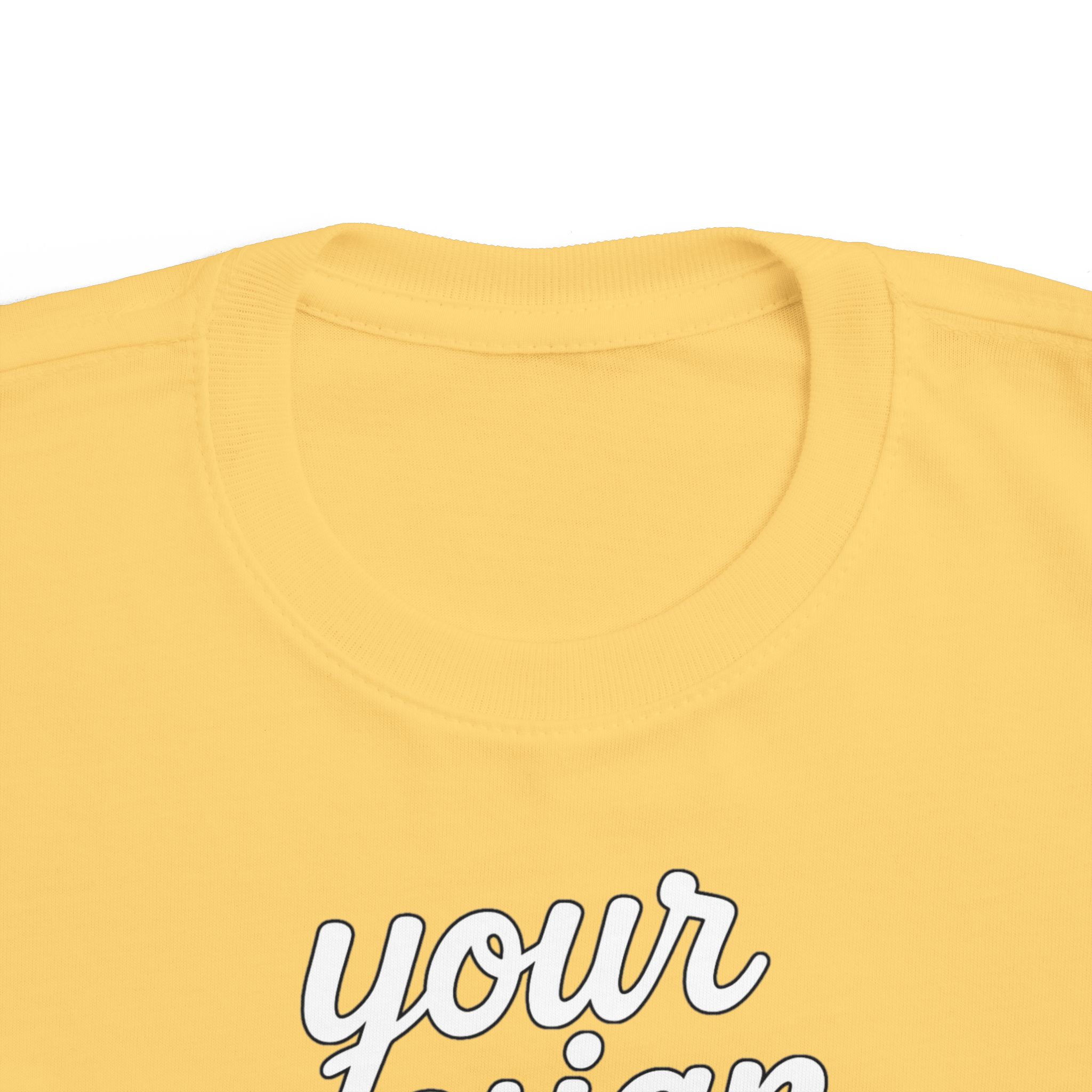 Toddler's Customizable Fine Jersey Tee - Cute Kids Shirt, Birthday Gift, Everyday Wear, Personalized Gift, Playdate Outfit