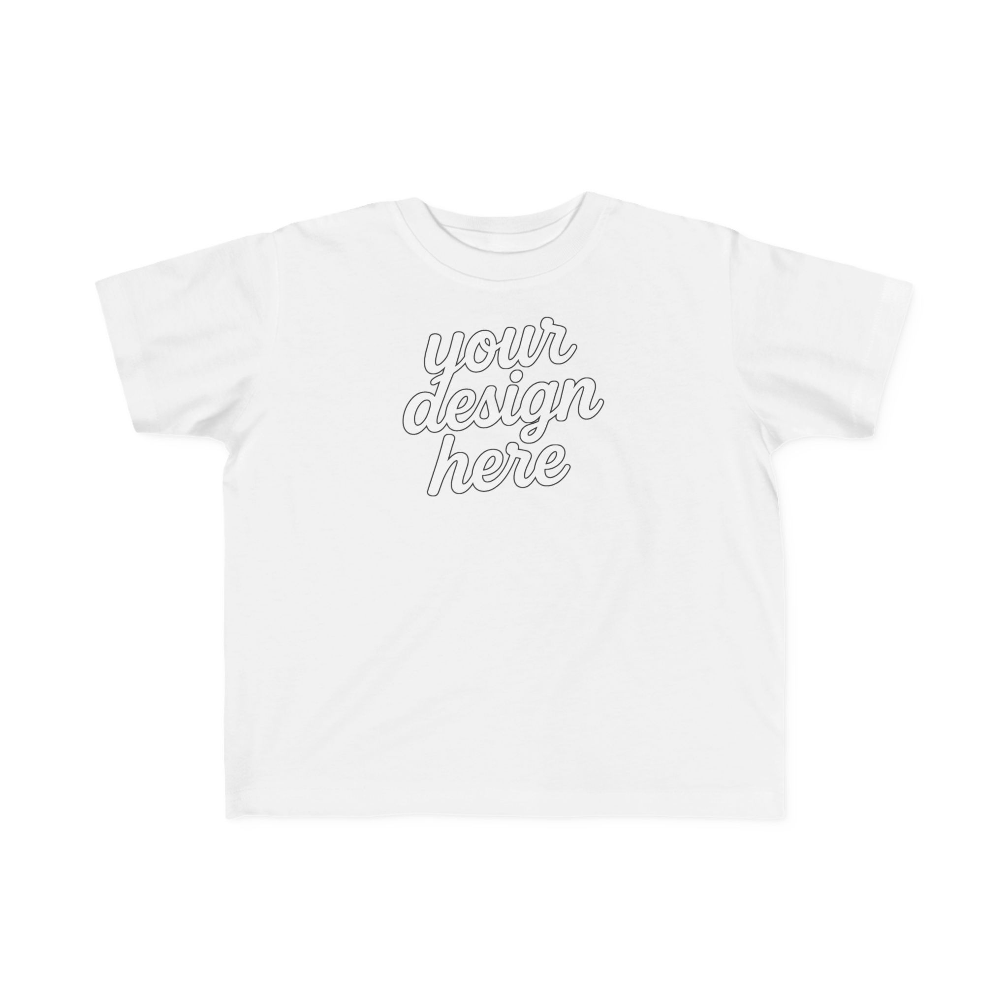 Toddler's Customizable Fine Jersey Tee - Cute Kids Shirt, Birthday Gift, Everyday Wear, Personalized Gift, Playdate Outfit