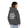 Customizable Youth Hoodie with Stylish Text Design, Personalized Gift, Trendy Streetwear, Perfect for Birthdays, Festive Celebrations, [...]