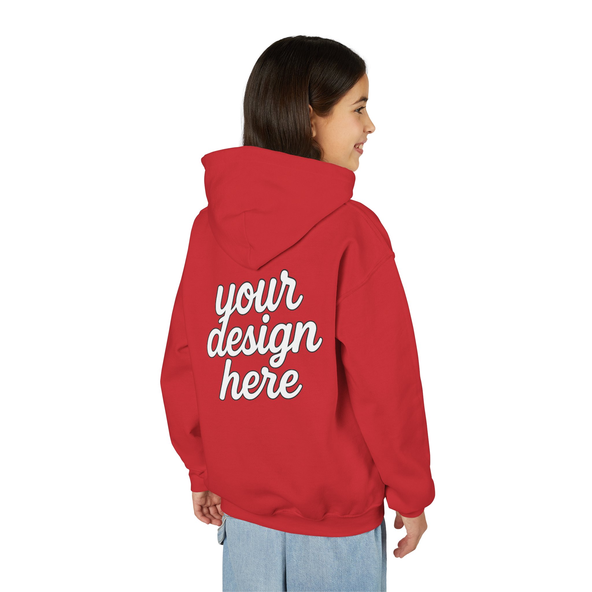 Customizable Youth Hoodie with Stylish Text Design, Personalized Gift, Trendy Streetwear, Perfect for Birthdays, Festive Celebrations, [...]