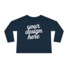 2605240991978020084_2048.jpeg Customizable Toddler Long Sleeve Tee, Kids Fashion, Personalized Gift, Birthday Outfit, Playtime Wear, Baby Shower