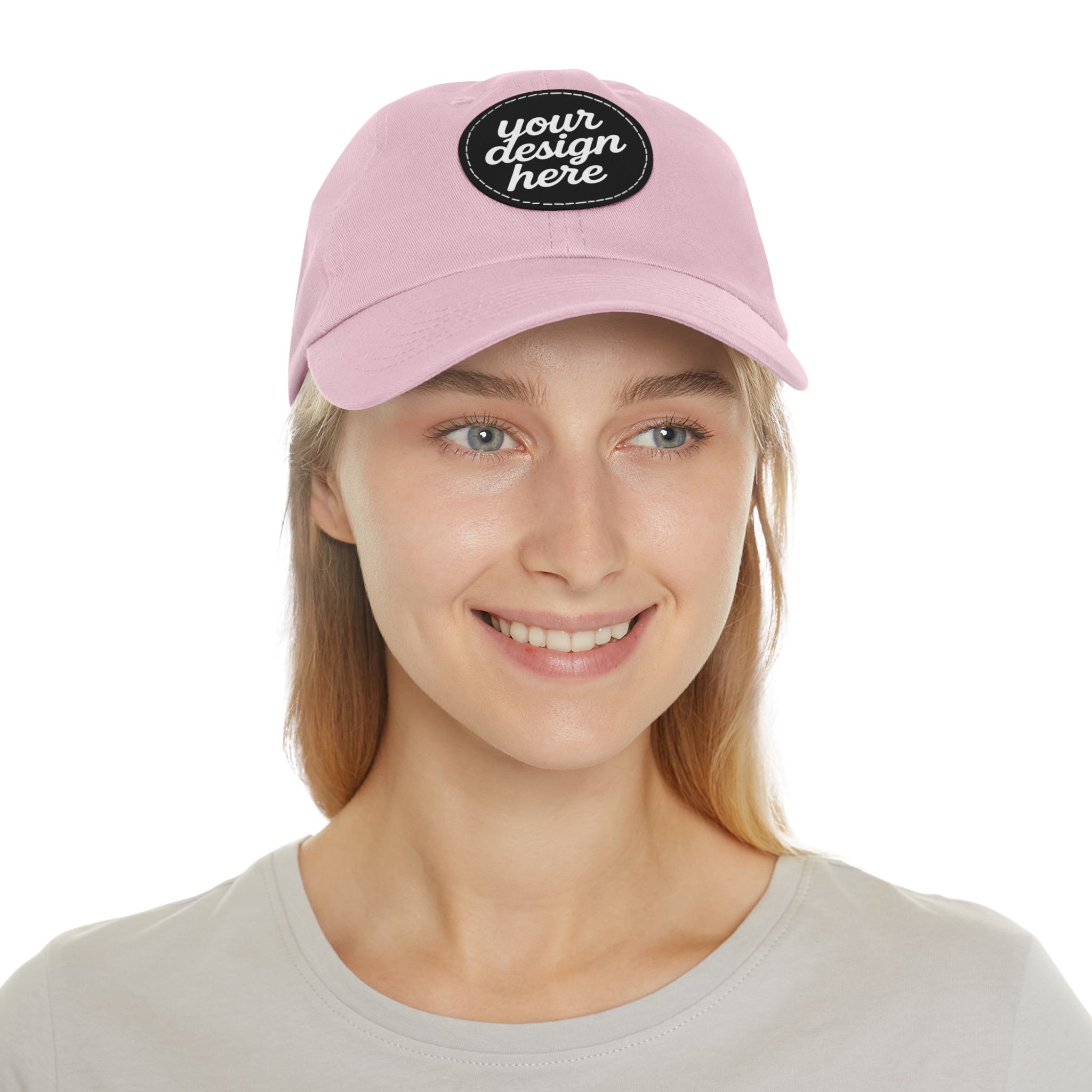 2663516141766240438_2048.webp Dad Hat with Custom Leather Patch, Personalized Gift for Dad, Casual Summer Hat, Adjustable Cap, Father's Day Gift, Gift for Him