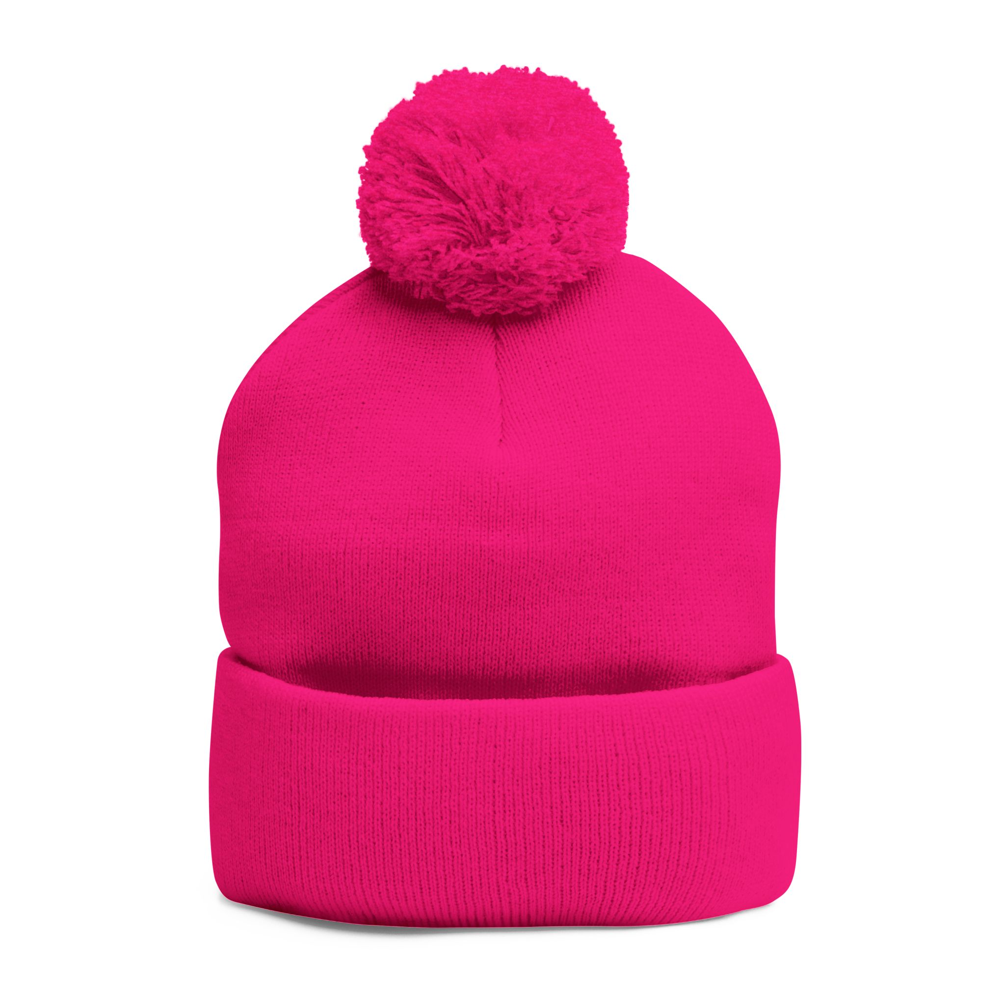 2672957405868990929_2048.webp Cozy Pom-Pom Knit Cap - Custom Embroidered Beanie, Winter Fashion Accessory, Gift for Him/Her, Winter Hat, Casual Headwear