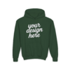2755928683621655056_2048.webp Youth Customizable Hooded Sweatshirt - Perfect for Gifts, Birthday, School Events, Sports Teams, Casual Wear