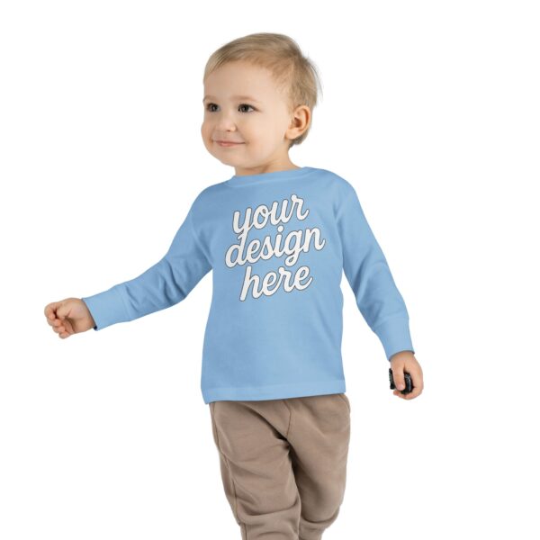 Customizable Toddler Long Sleeve Tee, Kids Fashion, Personalized Gift, Birthday Outfit, Playtime Wear, Baby Shower