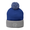 3162826884398281184_2048-1.webp Cozy Pom-Pom Knit Cap - Custom Embroidered Beanie, Winter Fashion Accessory, Gift for Him/Her, Winter Hat, Casual Headwear