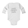 3245084292520898786_2048-1.jpeg Custom Infant Long Sleeve Bodysuit, Baby Shower Gift, Personalized Baby Outfit, Newborn Clothes, Cute Baby Fashion