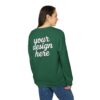 3276285823670985375_2048.jpeg Adidas Personalized Unisex Fleece Crewneck Sweatshirt, Cozy Gift, Custom Apparel, Fashion Layering, Winter Wardrobe Essential