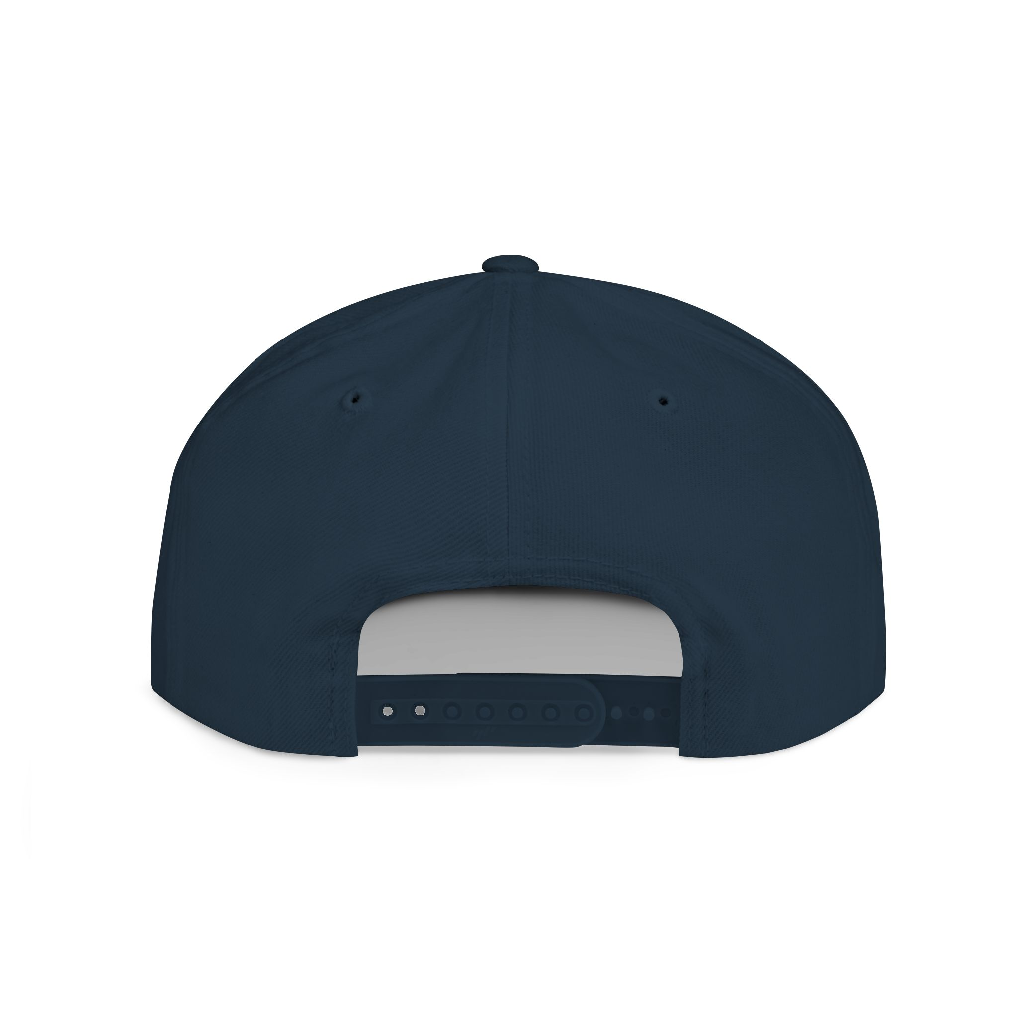 Snapback Hat - Stylish Flat Bill Cap for Adults with Classic Green Undervisor and Adjustable Closure