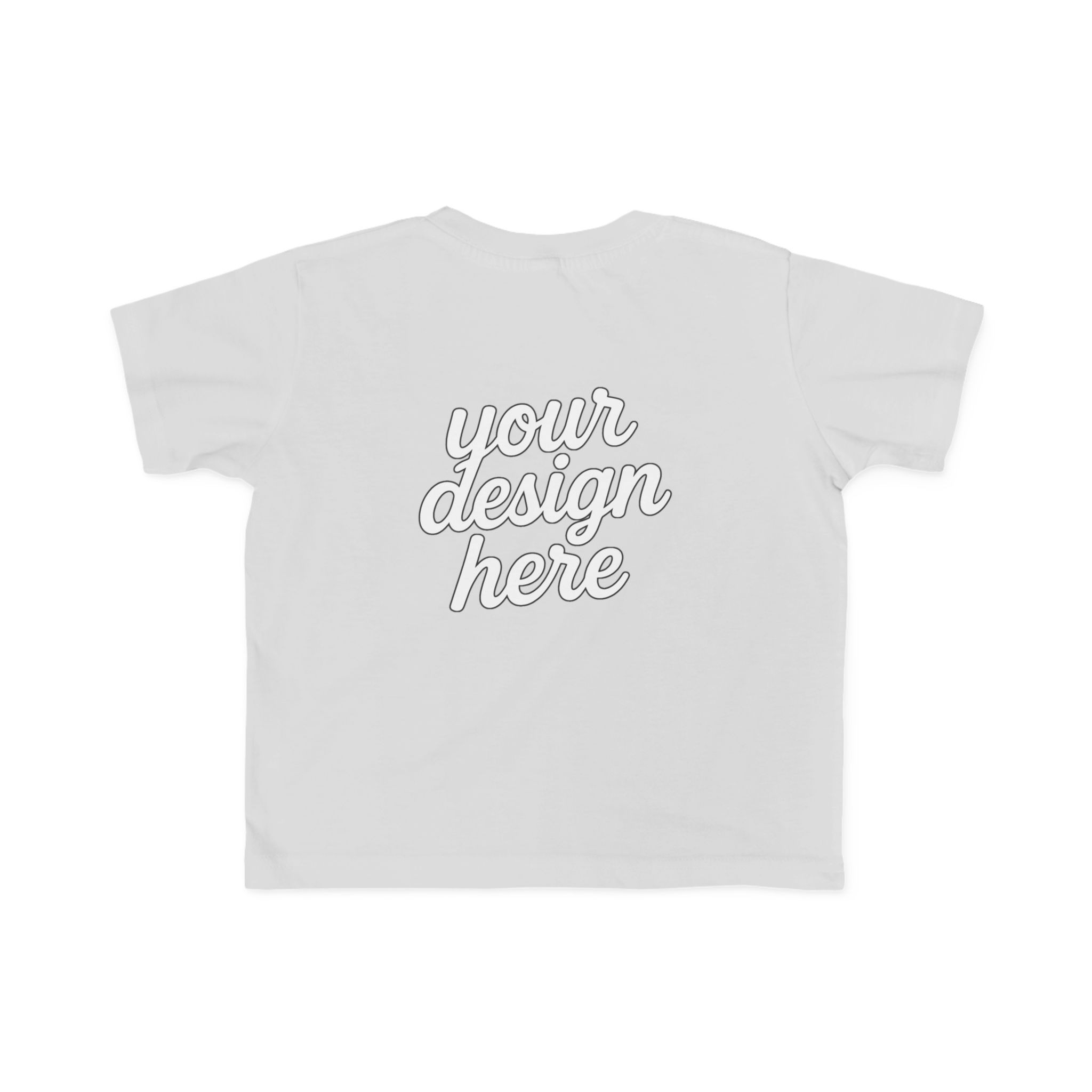 Toddler's Customizable Fine Jersey Tee - Cute Kids Shirt, Birthday Gift, Everyday Wear, Personalized Gift, Playdate Outfit