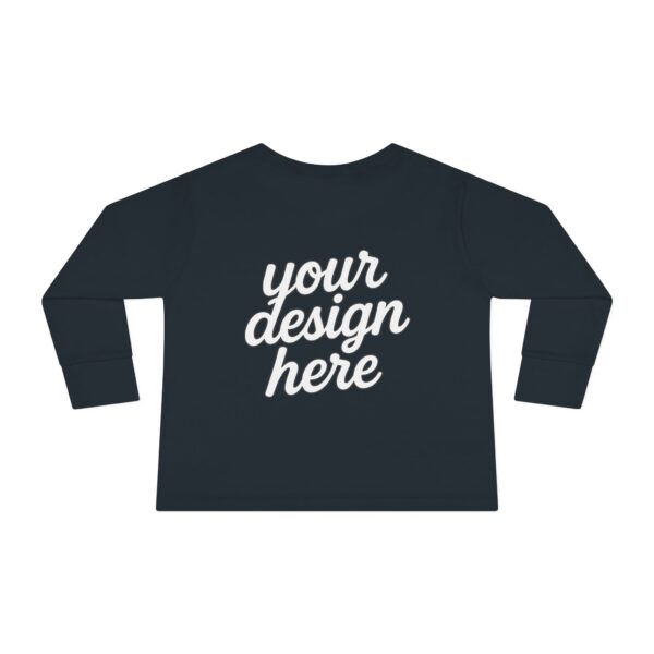 Customizable Toddler Long Sleeve Tee, Kids Fashion, Personalized Gift, Birthday Outfit, Playtime Wear, Baby Shower