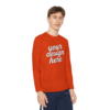 3505490845268626718_2048.webp Custom Youth Long Sleeve Tee for Active Kids, Personalized Athletic Shirt, Ideal for Sports, Birthdays, Gifts, Family Events